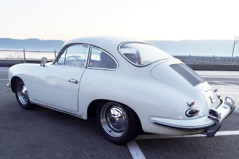 PORSCHE 356 B/1600 in creme wei&szlig;, 1962